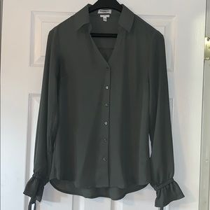 Gray Slim Fit Portofino Shirt